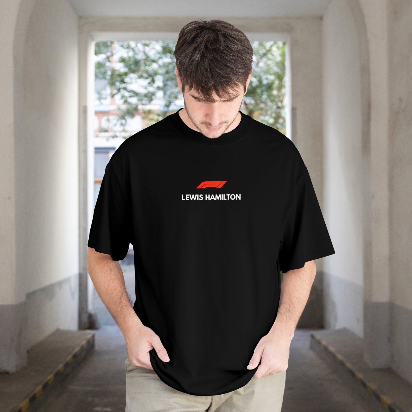 Hamilton Legacy Tee - Black Oversized