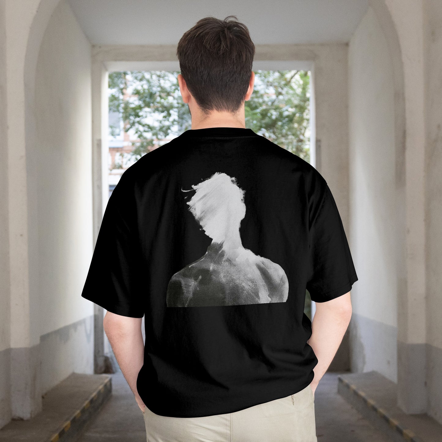 The Identity Void Tee - Black Oversized