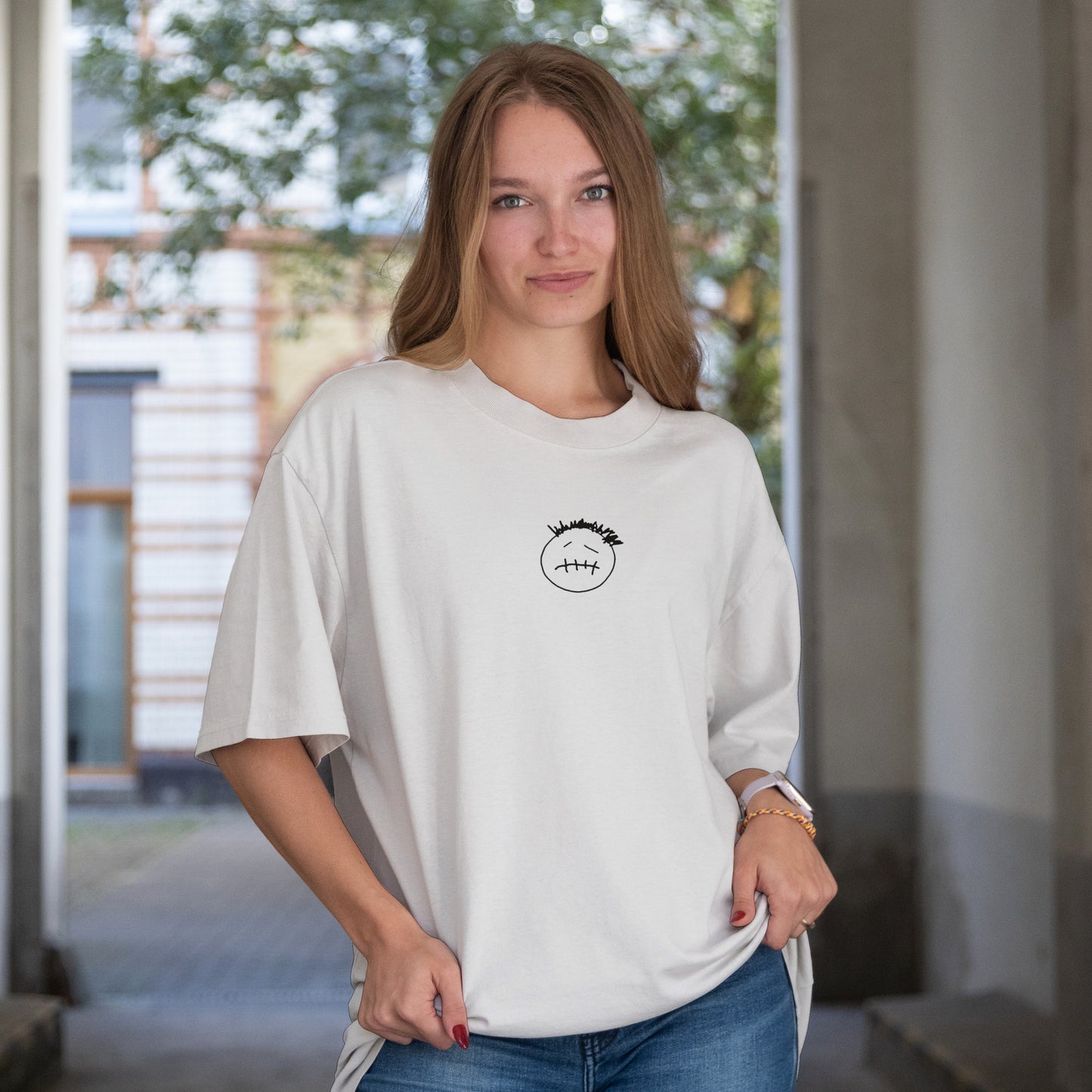 Mom I can fly Tee - White Oversized