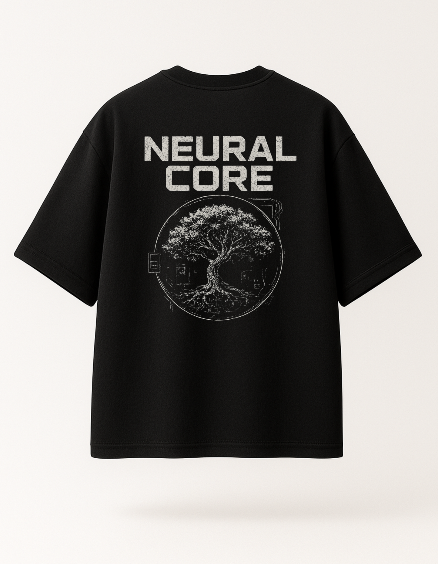 Neural Core Tee - Black Oversized