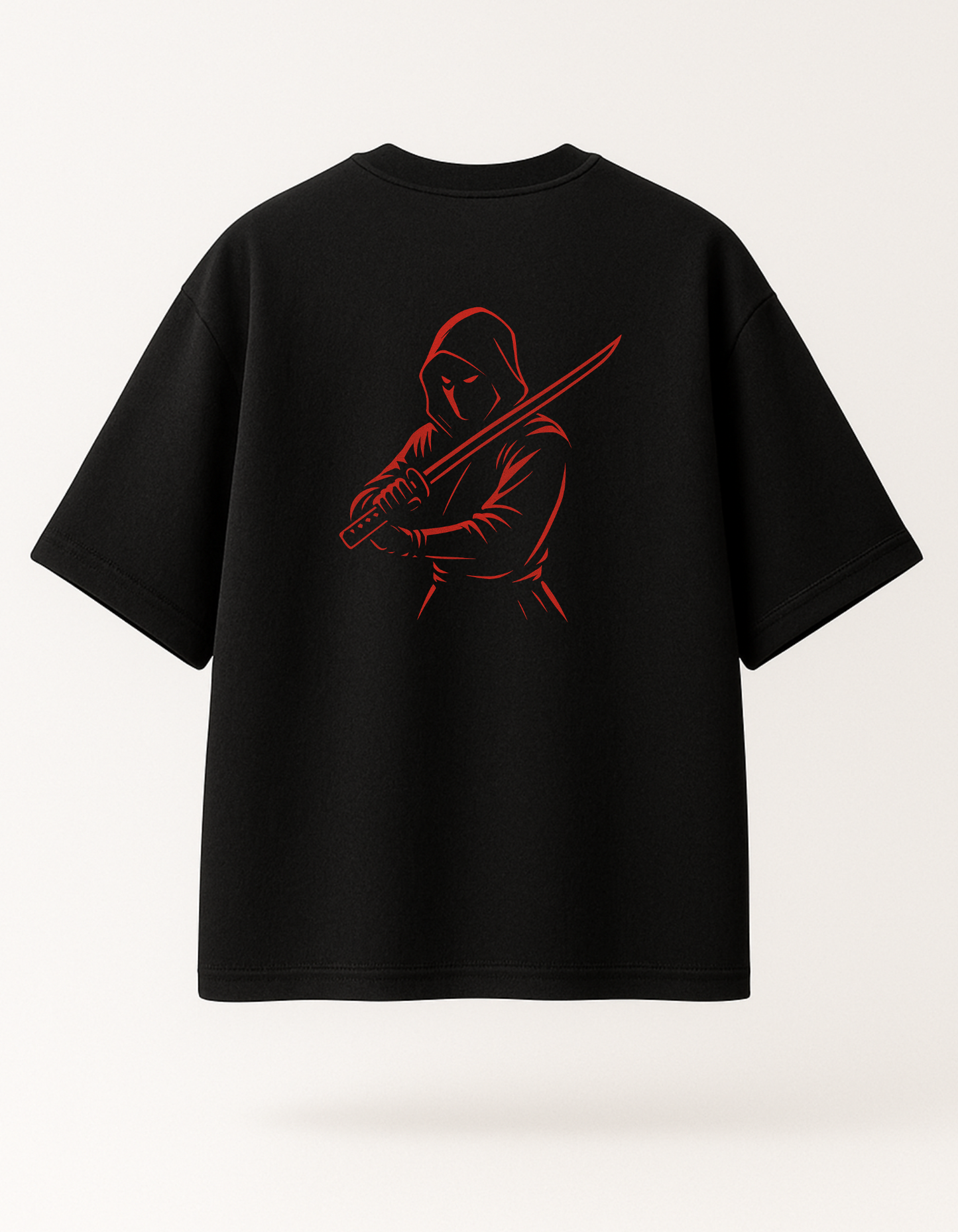 Shadow Ronin Tee – Black Oversized