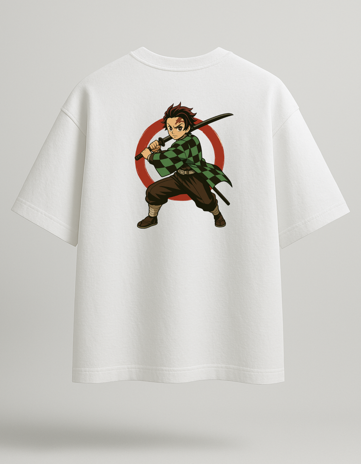 The Blade Spirit Tee - White Oversized