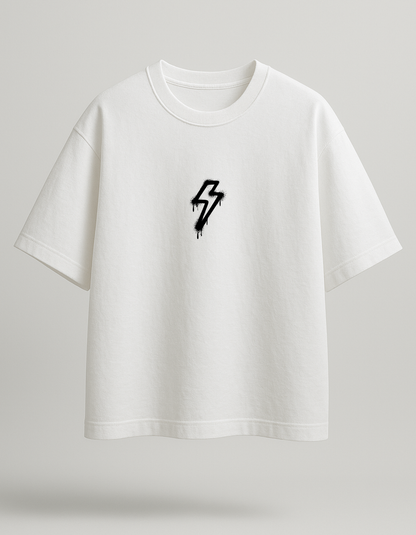The Game Over Tee - White Oversized