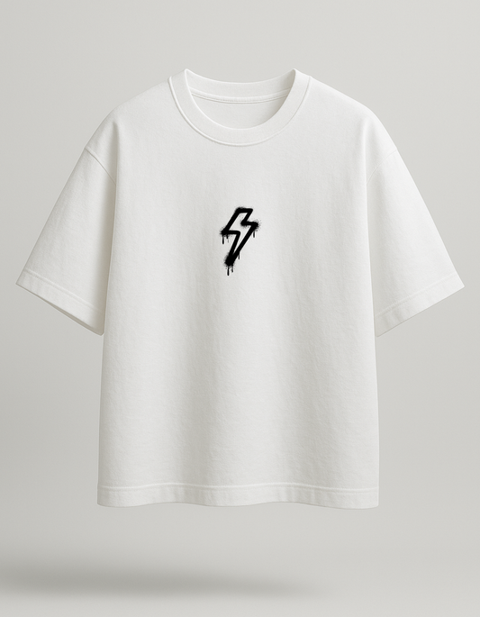 The Game Over Tee - White Oversized