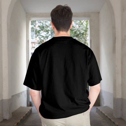 Inhale Tee – Graphic Edition- Black Oversized