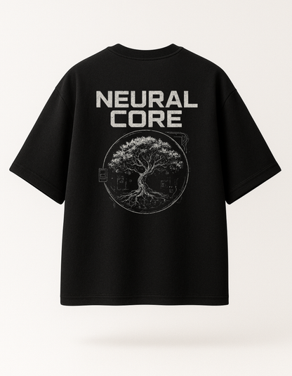 Neural Core Tee - Black Oversized