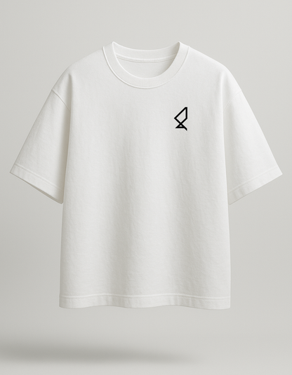 Urban Chaos Tee - White Oversized
