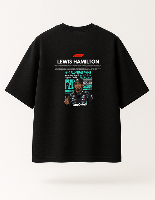 Hamilton Legacy Tee - Black Oversized