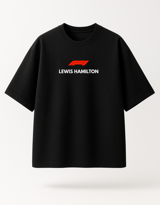 Hamilton Legacy Tee - Black Oversized